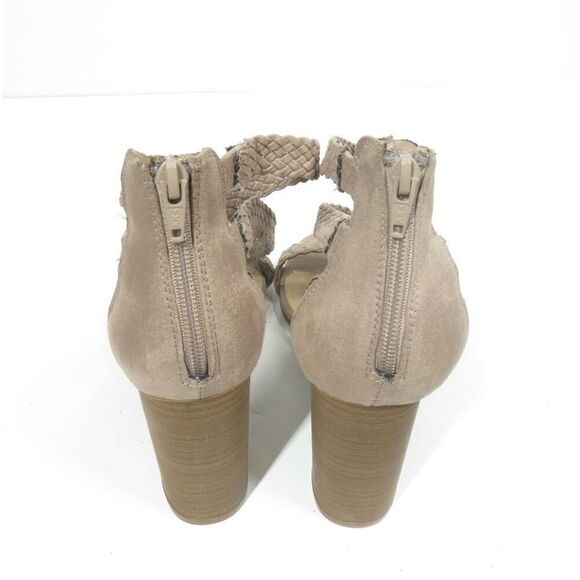 Vintage 7 Eight OLIVIA Lavender Braided Strappy Block Heel Sandals Women Size 10 - Picture 6 of 8